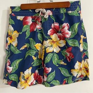 Floral Blue Ralph Lauren Bathing Suit Men’s (30)
